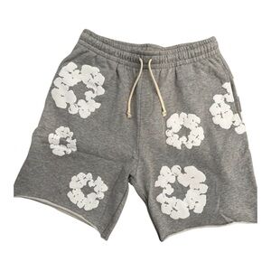 Denim Tears Cotton Wreath Shorts Grey Brand New